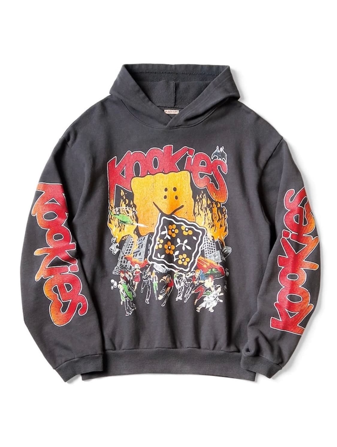 [5] 캐피탈 후드 버스터 패키쉬 레인보우 잉크 블랙  상품이미지1