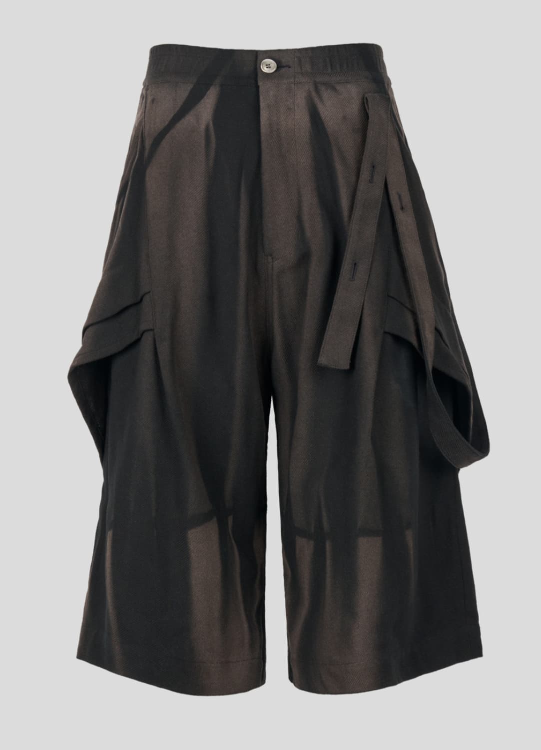 지용킴 Sun-Bleached Half Trousers - Black 상품이미지1