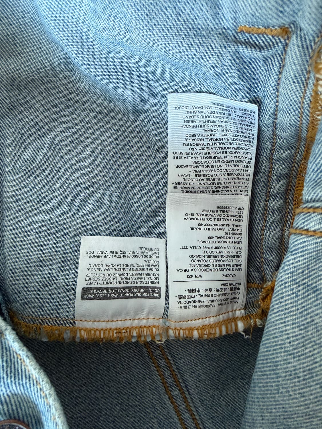 리바이스(Levi's) 데님 트러커 자켓(레드탭 손상) 상품이미지10