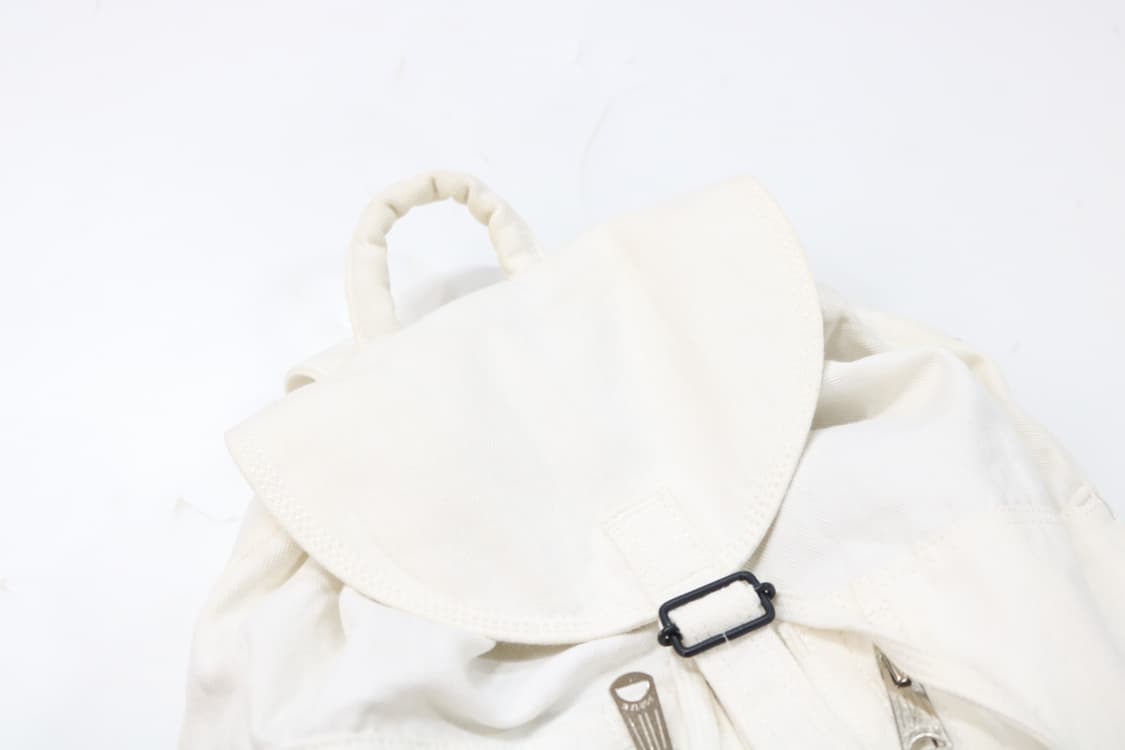 PORTER 포터 화이트 헤링본 코튼 캔버스 백팩 상품이미지5