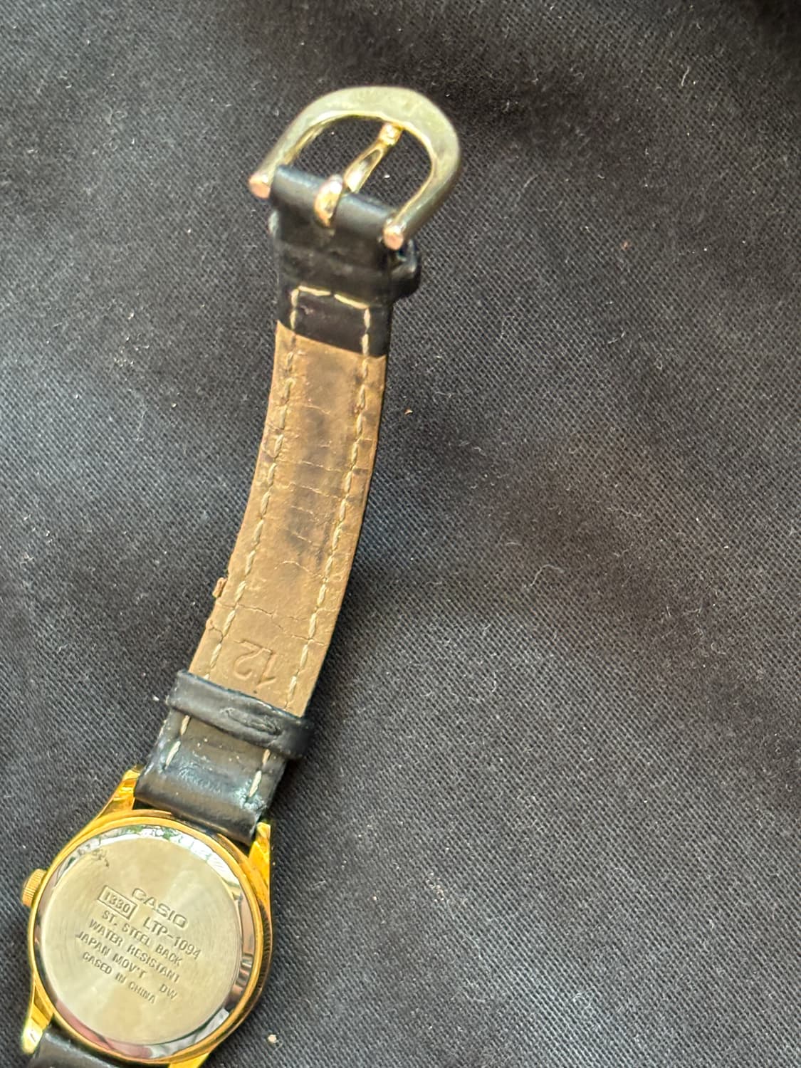 vintage casio leather band watch 상품이미지4