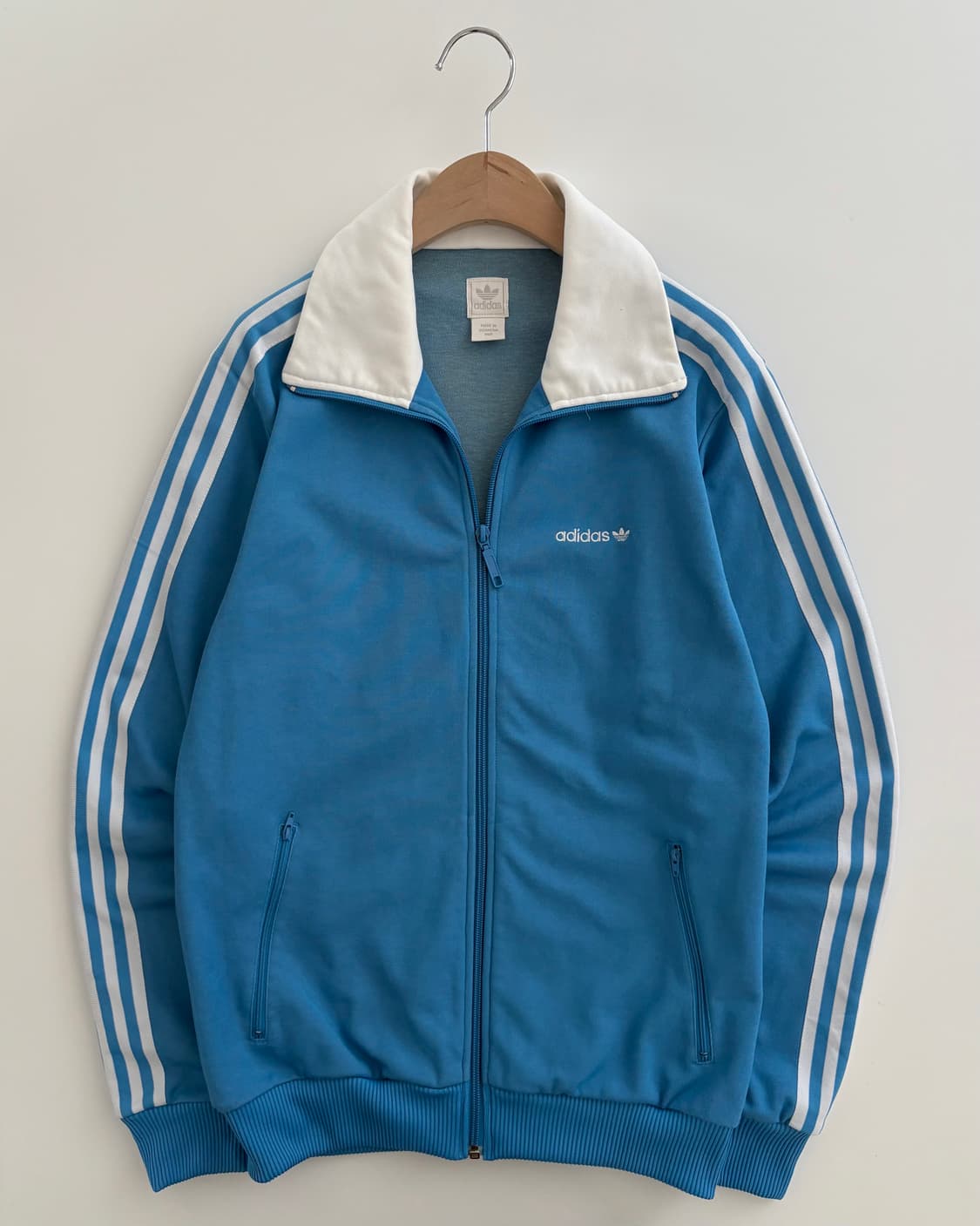 Adidas 아디다스 00’s 블루 화이트 카라 베켄바우어 트랙탑 상품이미지5