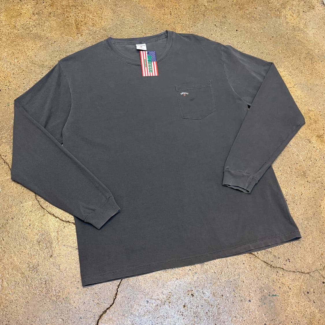 새상품 Made in USA 노아 포켓 긴팔티 릉슬리브 상품이미지2