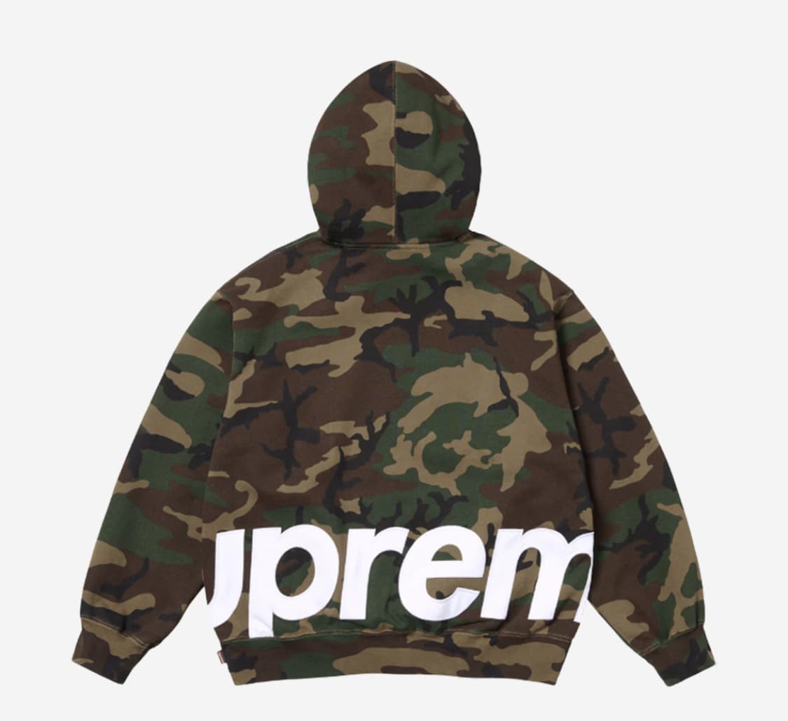 (XL) 슈프림 빅 로고 후드집업 25ss 상품이미지2