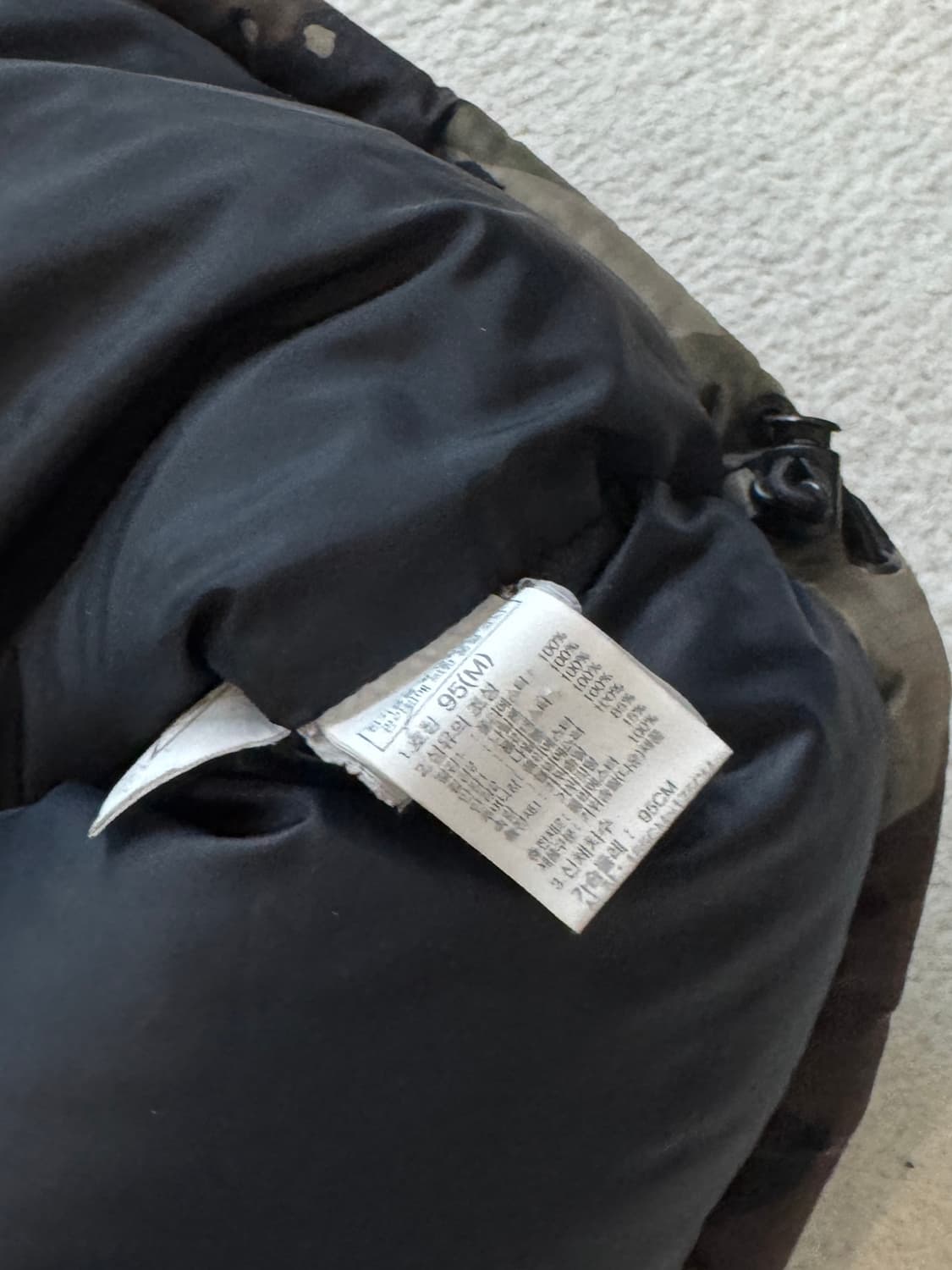 노스페이스 카모 패딩 조끼 패딩베스트 상품이미지6