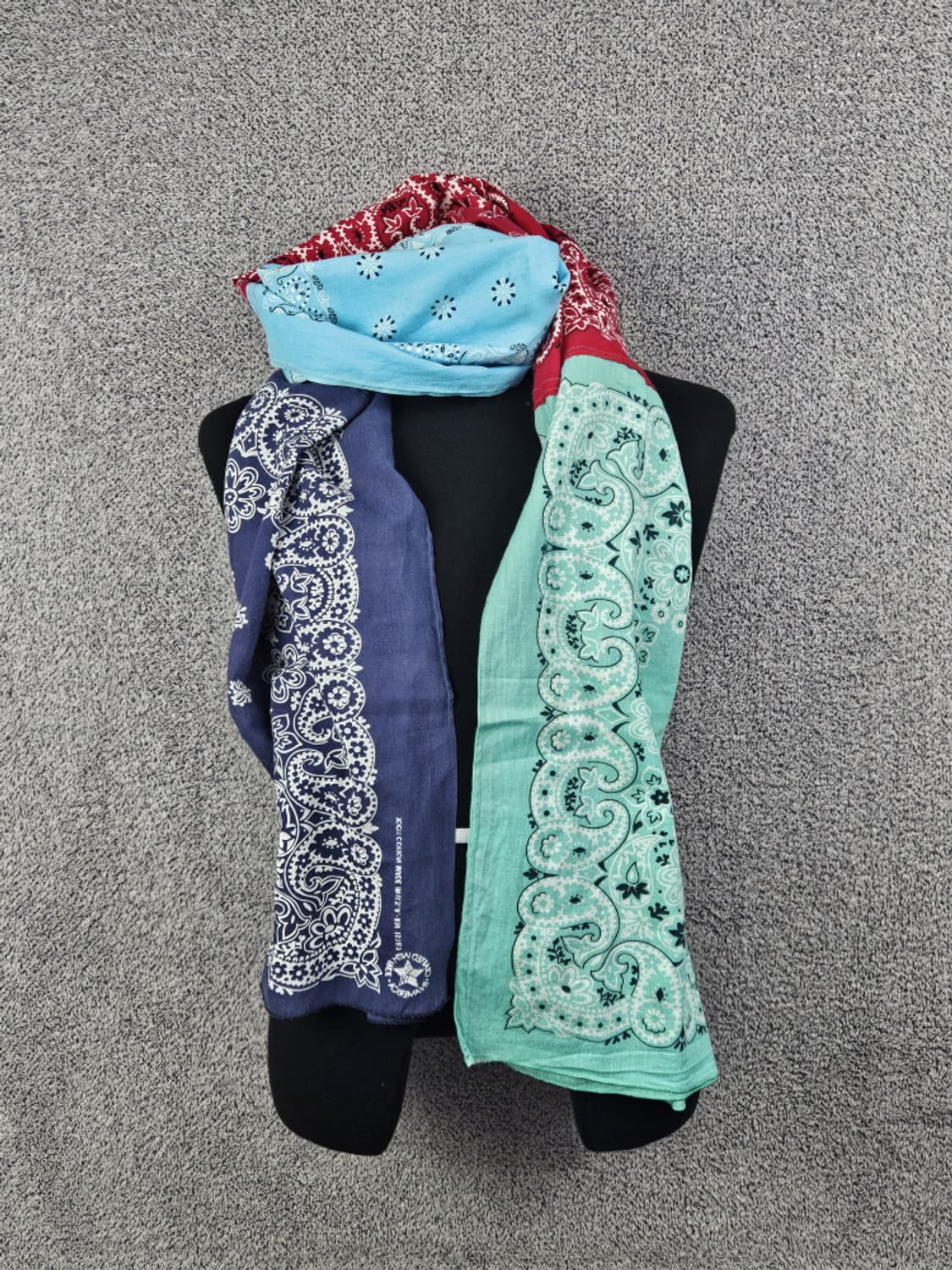 U.S.A 반다나 리워크 커스텀 스카프 머플러 / 10418 상품이미지1