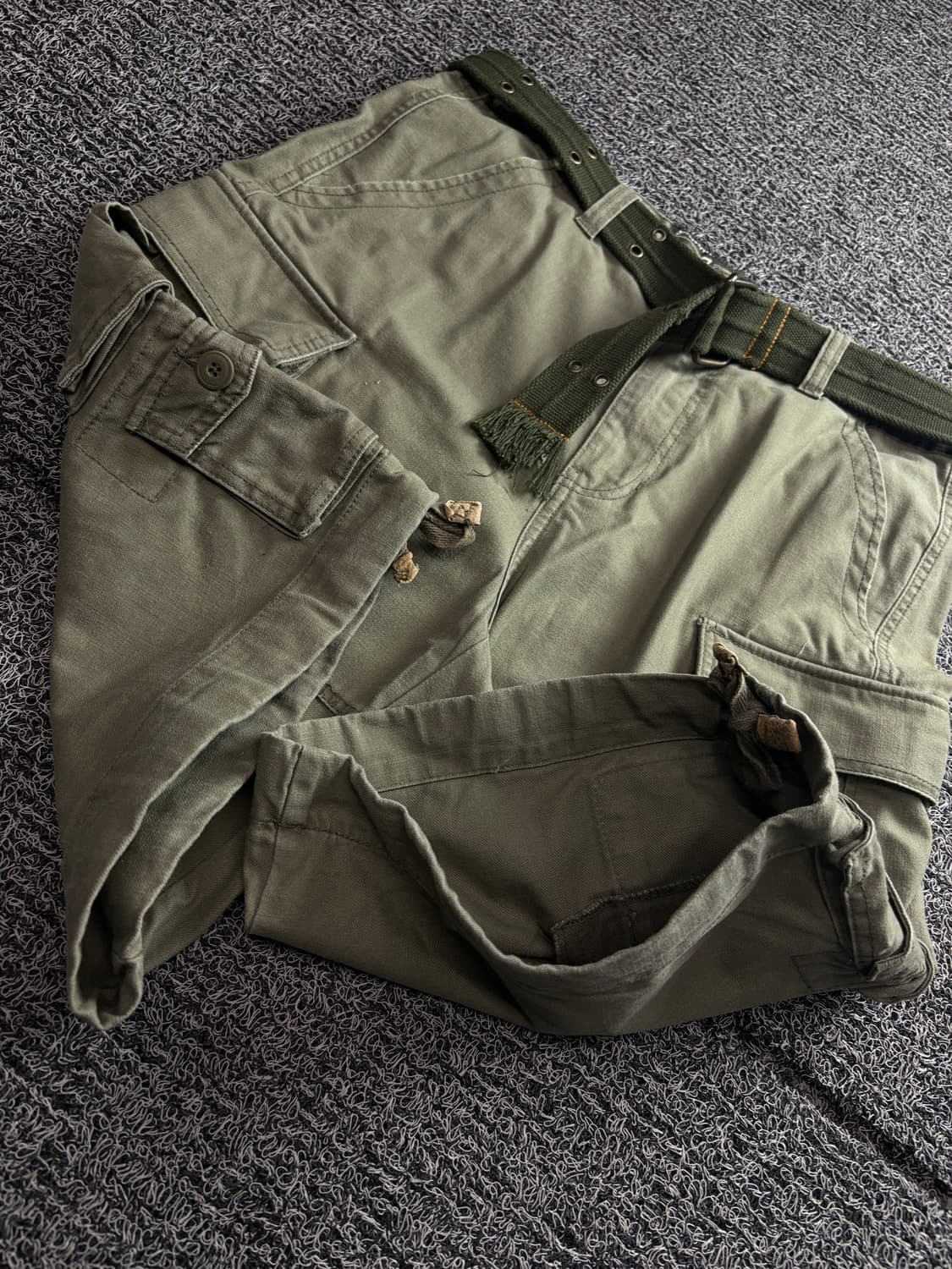 Kinloch 아카이브 벨티드 구르카 카고 버뮤다 팬츠 4179 상품이미지3