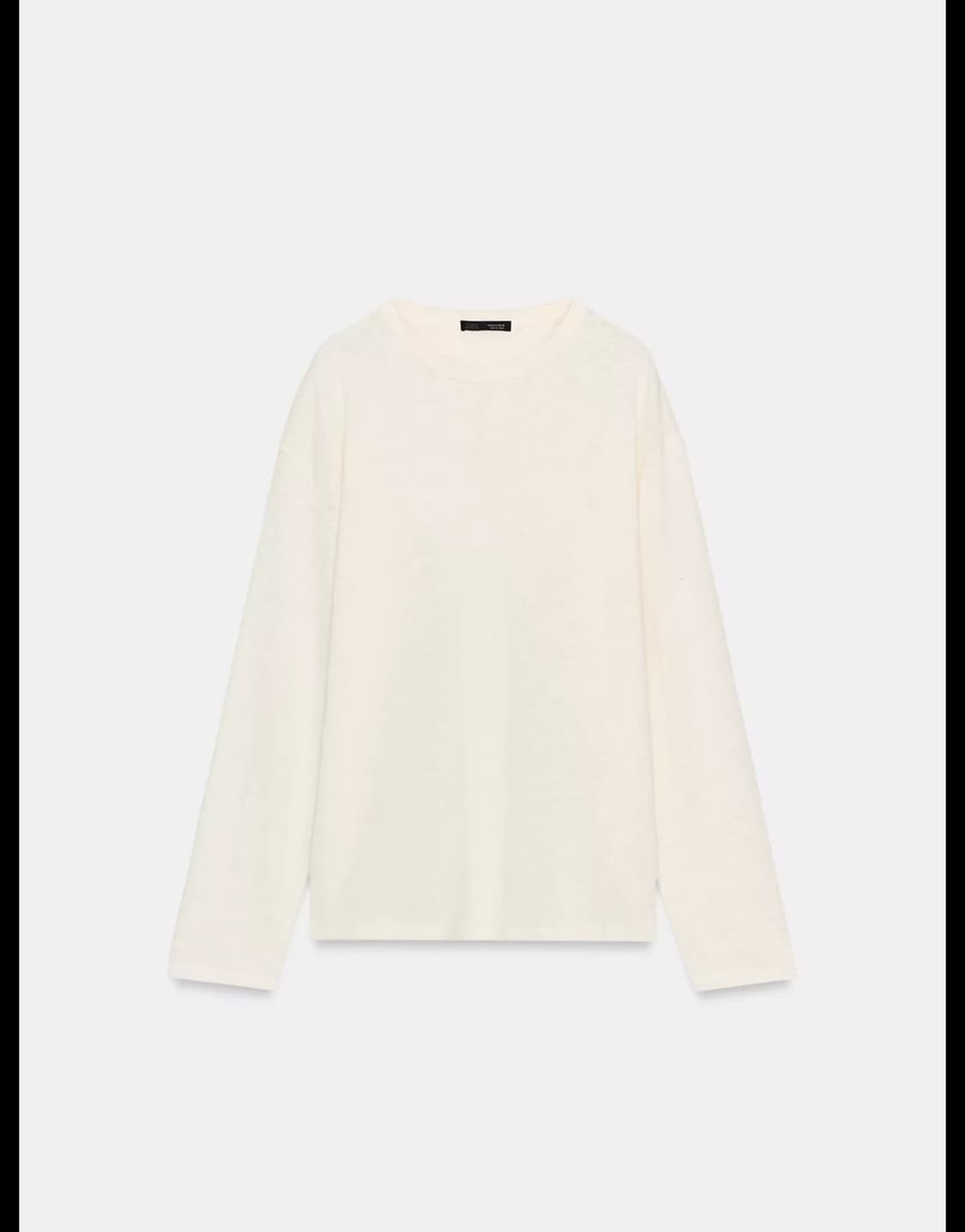 자라 러스틱 롱슬리브 티셔츠  상품이미지1