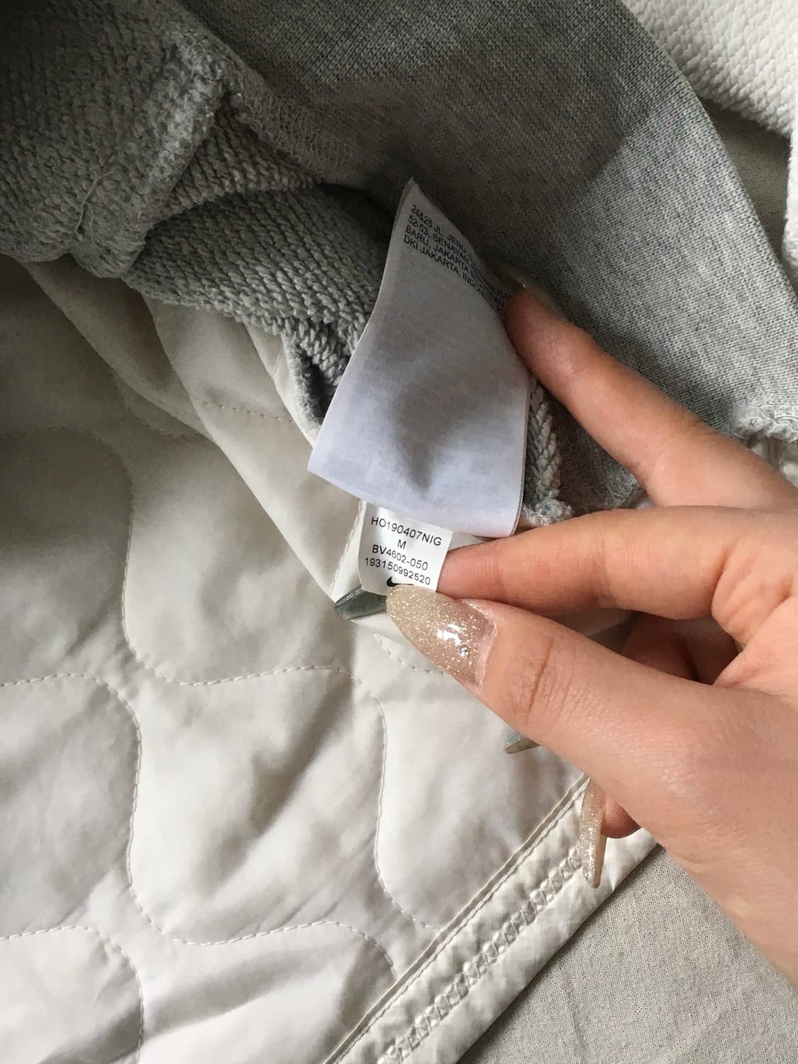 나이키 플리스 배색 후드티 상품이미지7