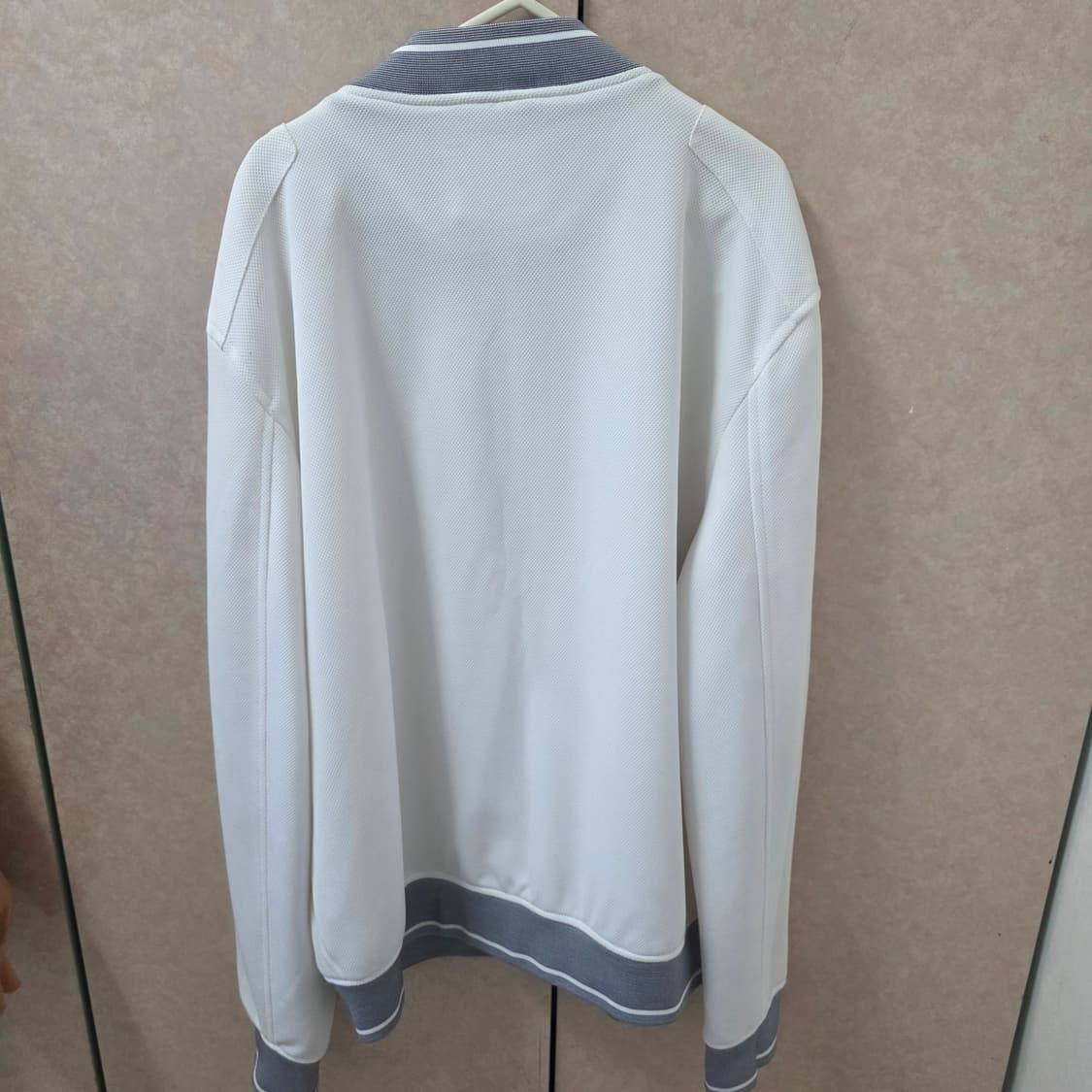 ZARA 화이트 져지 XL 상품이미지2