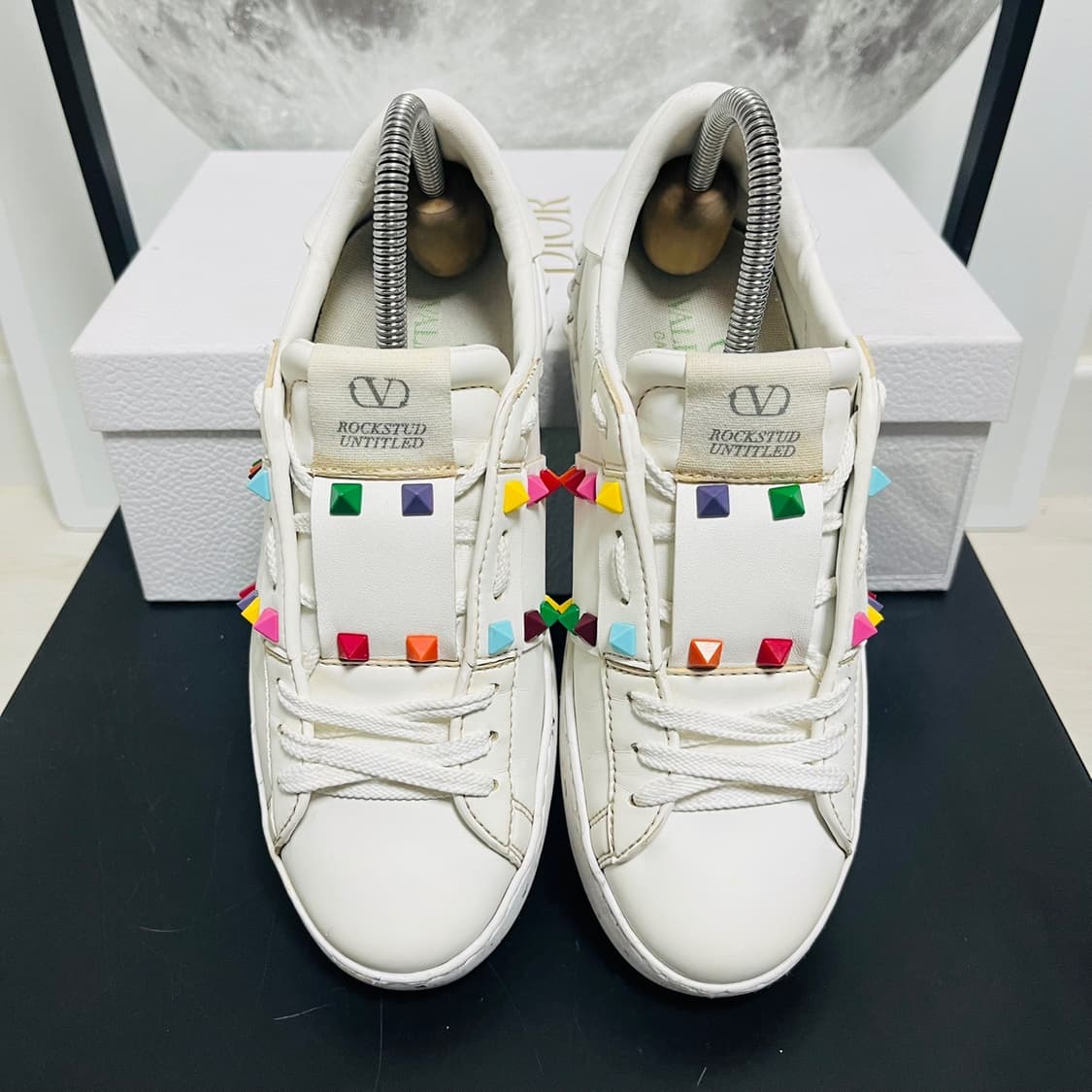 정품 35.5) 발렌티노 오픈 포 체인지 락스터드 스니커즈 225~230 상품이미지3