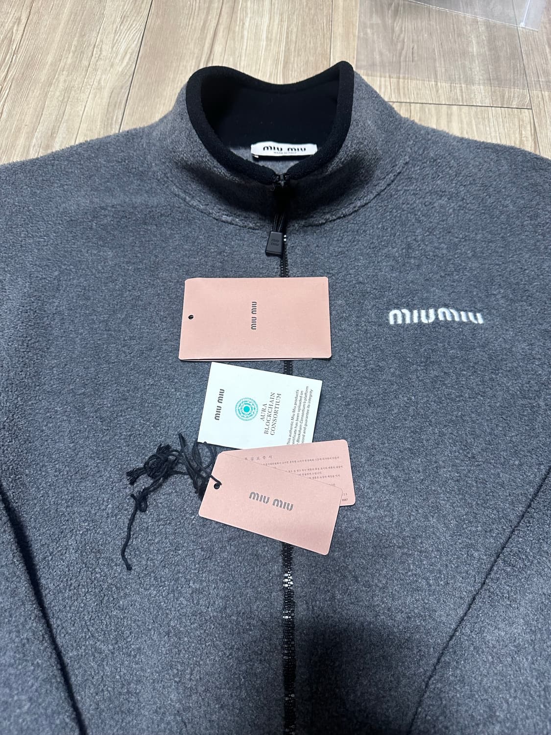 미우미우 플리스 스웨트셔츠 M 상품이미지8