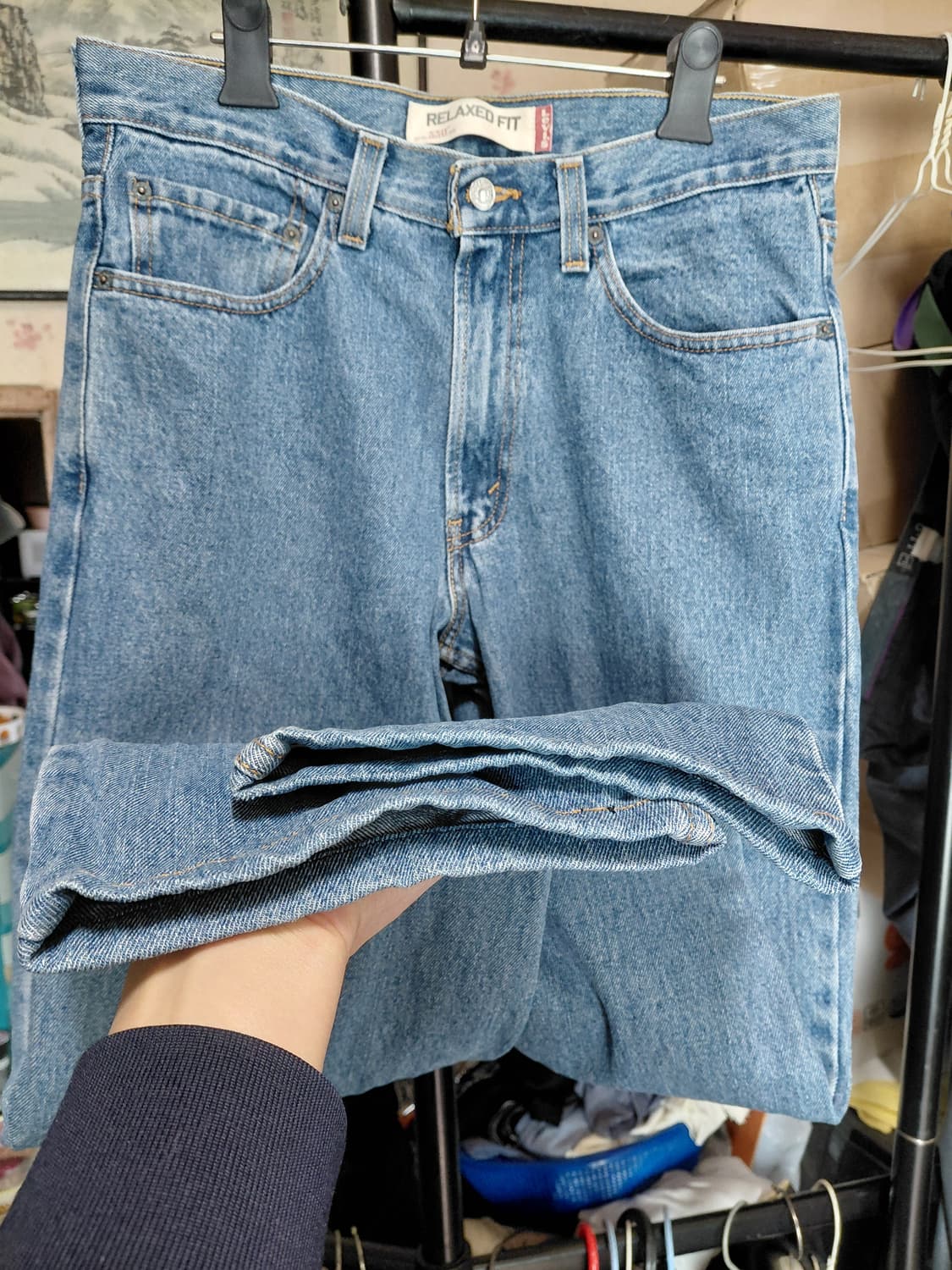 [리바이스550]멕시코제조 릴렉스핏 데님 청바지 32사이즈 상품이미지10