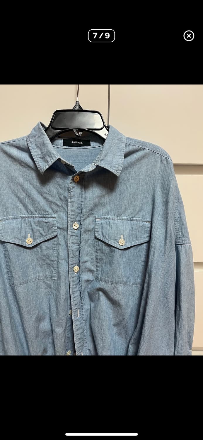 Zucca 데님 스트링 셔츠 상품이미지6