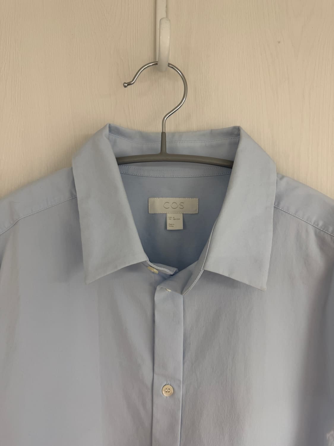 COS 코스 남성 하늘색 셔츠 41사이즈 상품이미지3