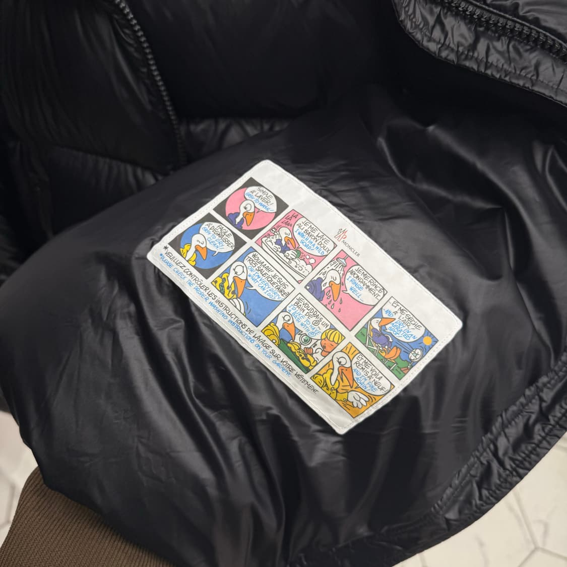 [새상품/4] 몽클레어 세리떼 남성 후드 패딩 백화점판 상품이미지5