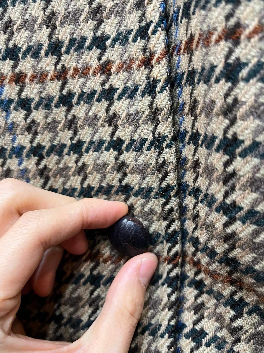 90s 버버리 윌리엄 브라운 하운드투스 울 자켓 우먼즈 상품이미지8