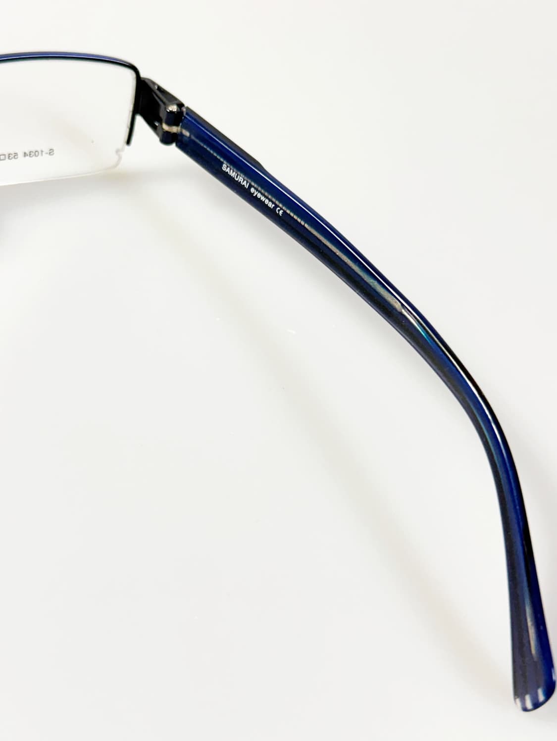 SAMURAI EYEWEAR 반무테 스퀘어 메탈 빈티지 안경 상품이미지6