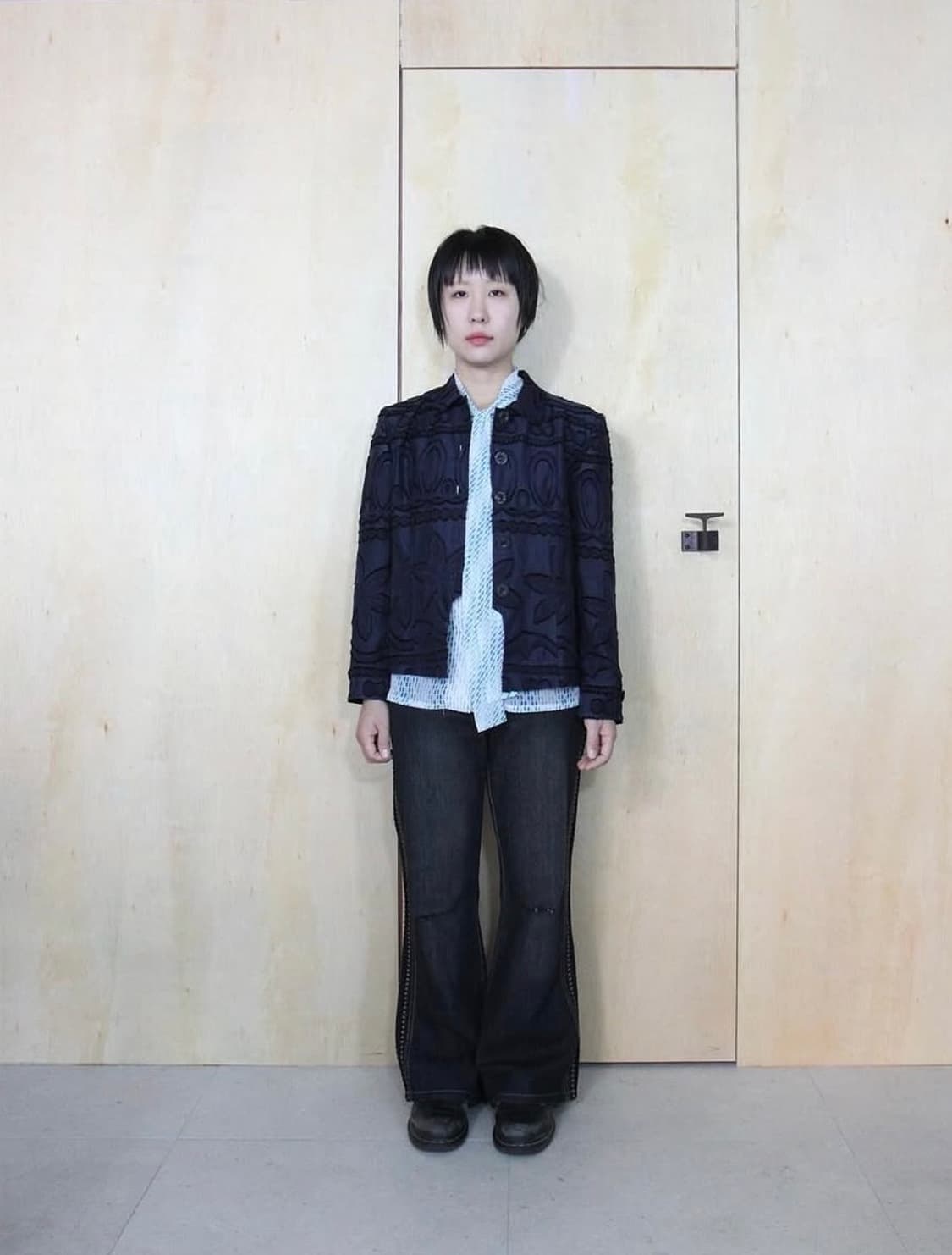 [Taskforcens_ Texture Jacquard jacket] 상품이미지1