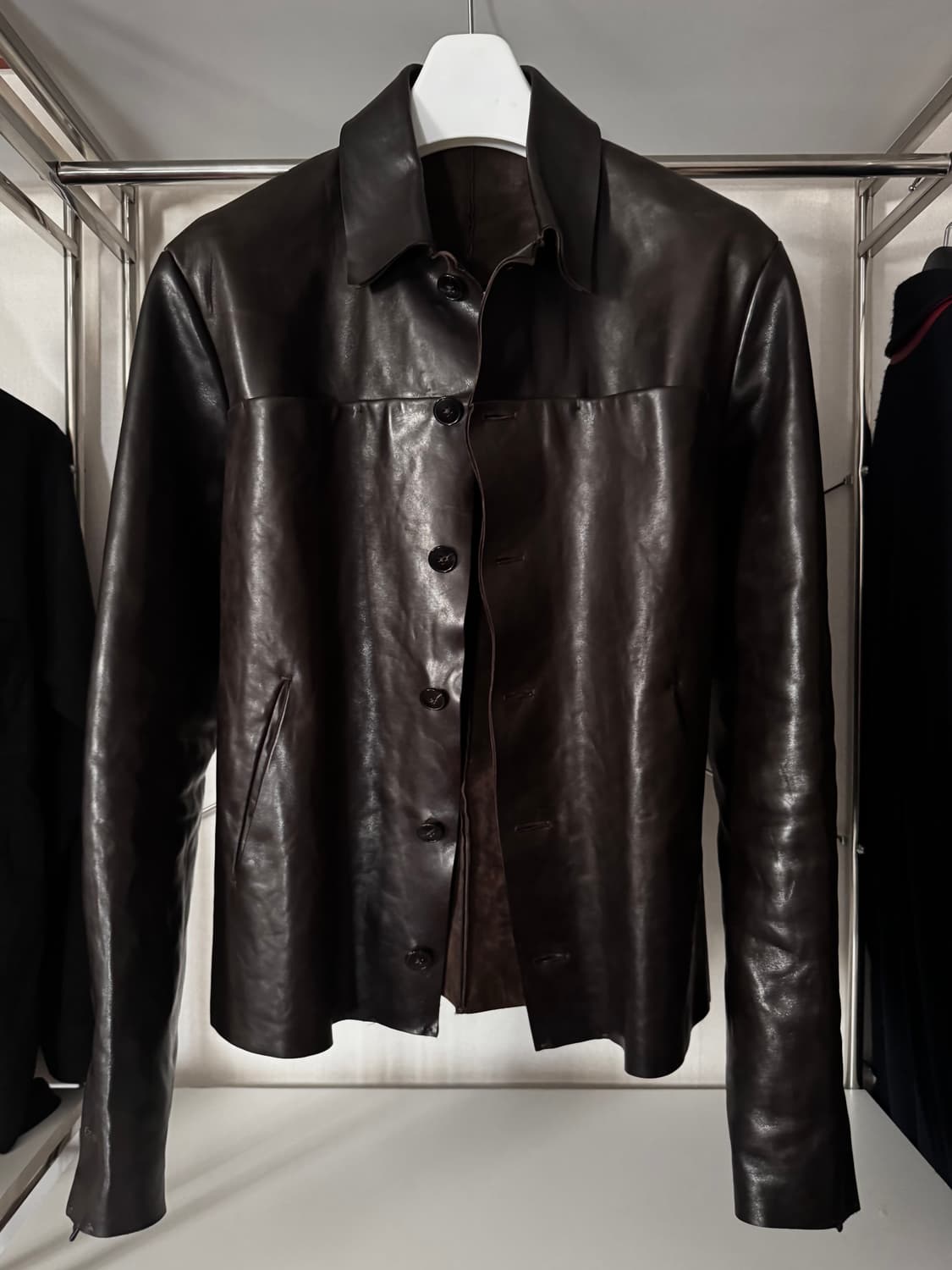 m.a+ Trucker Leather Jacket 상품이미지2