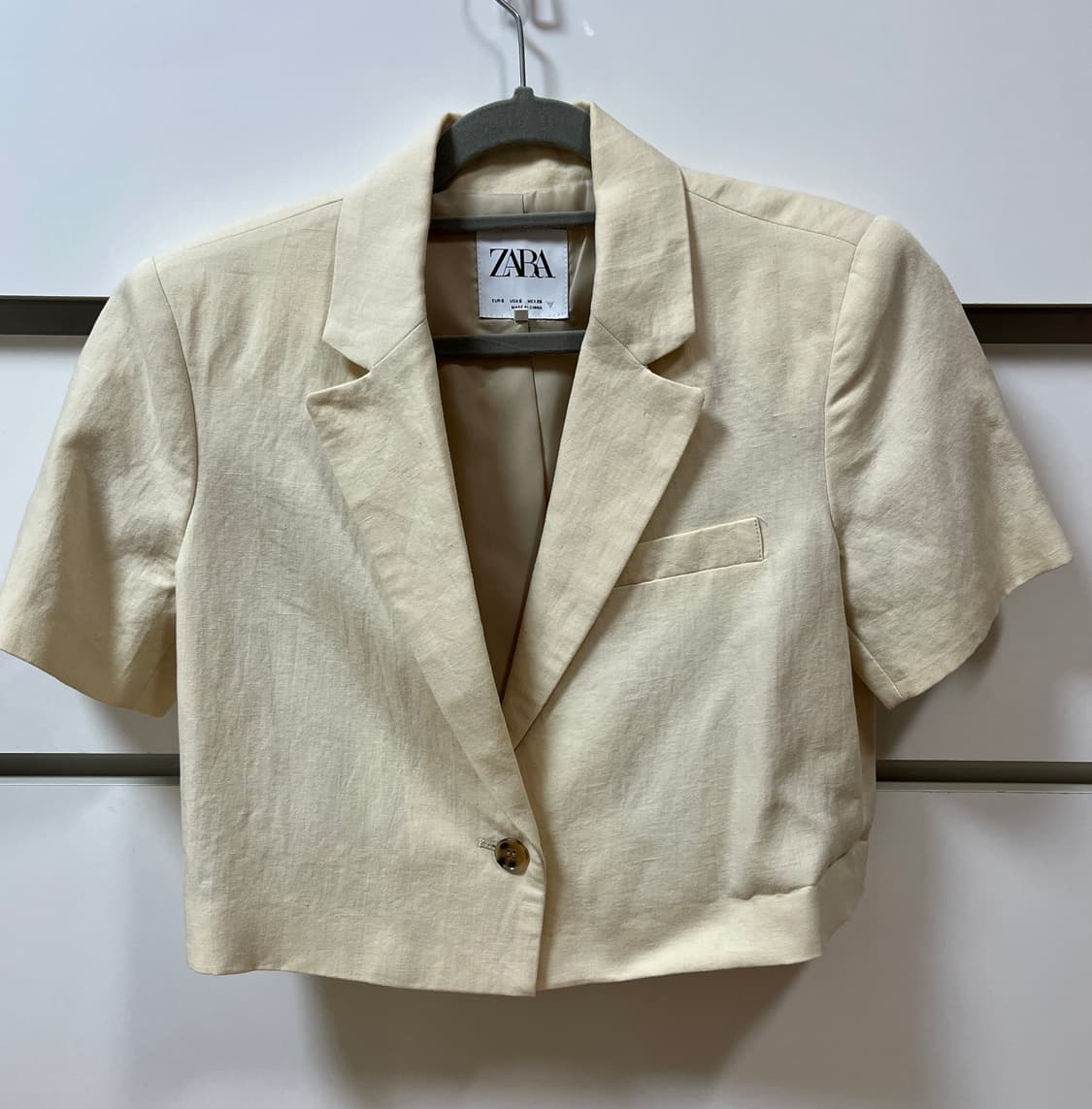 ZARA 자라 린넨 블레이저 자켓 셋업 상품이미지4