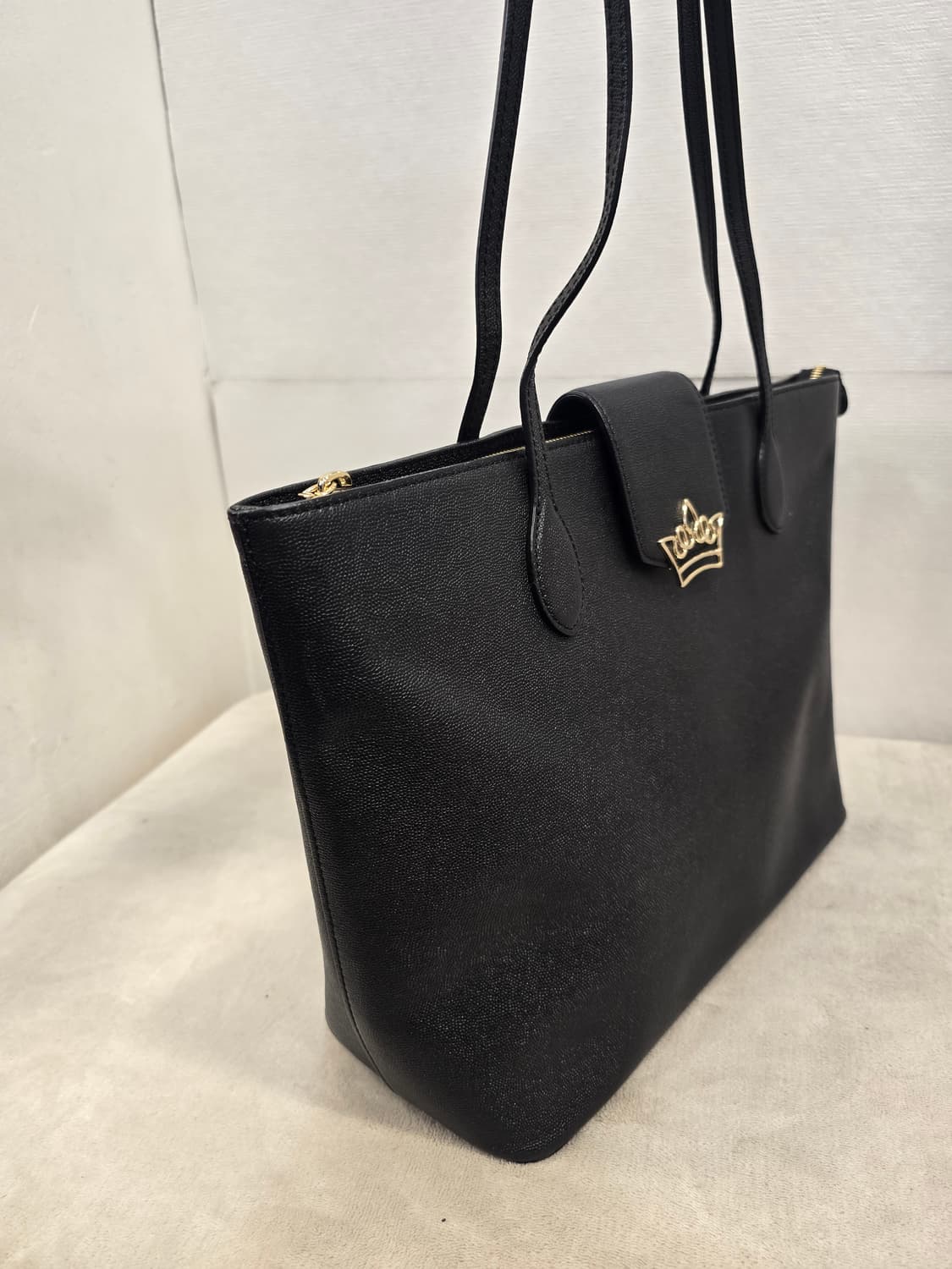 제이에스티나 블랙 숄더백 쇼퍼백 가방 상품이미지3