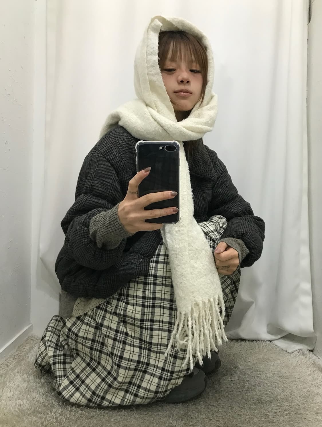 🐰폼폼 그레이 코디 세트🐰 상품이미지1