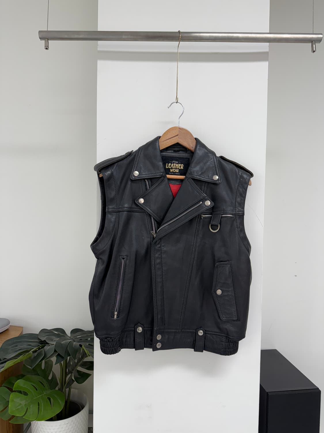 FINE LEATHER WEAR 락무드 투웨이 라이더 자켓 상품이미지2