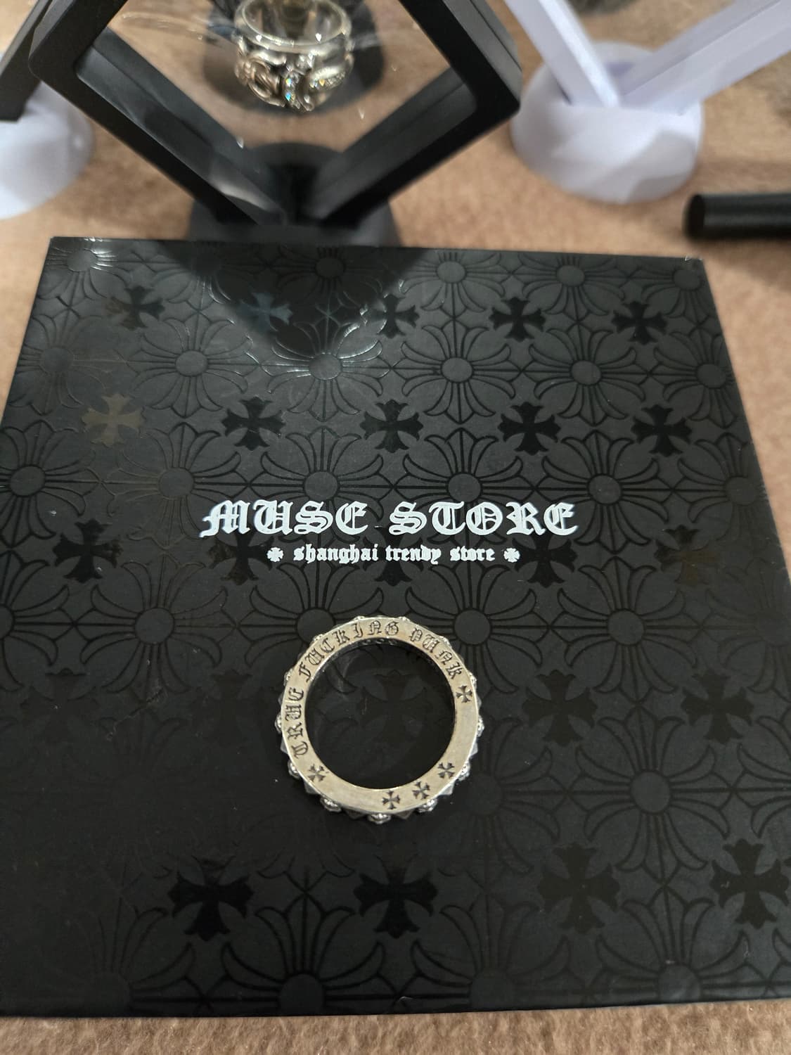 크롬하츠 크로스 스페이서링3mm 상품이미지1