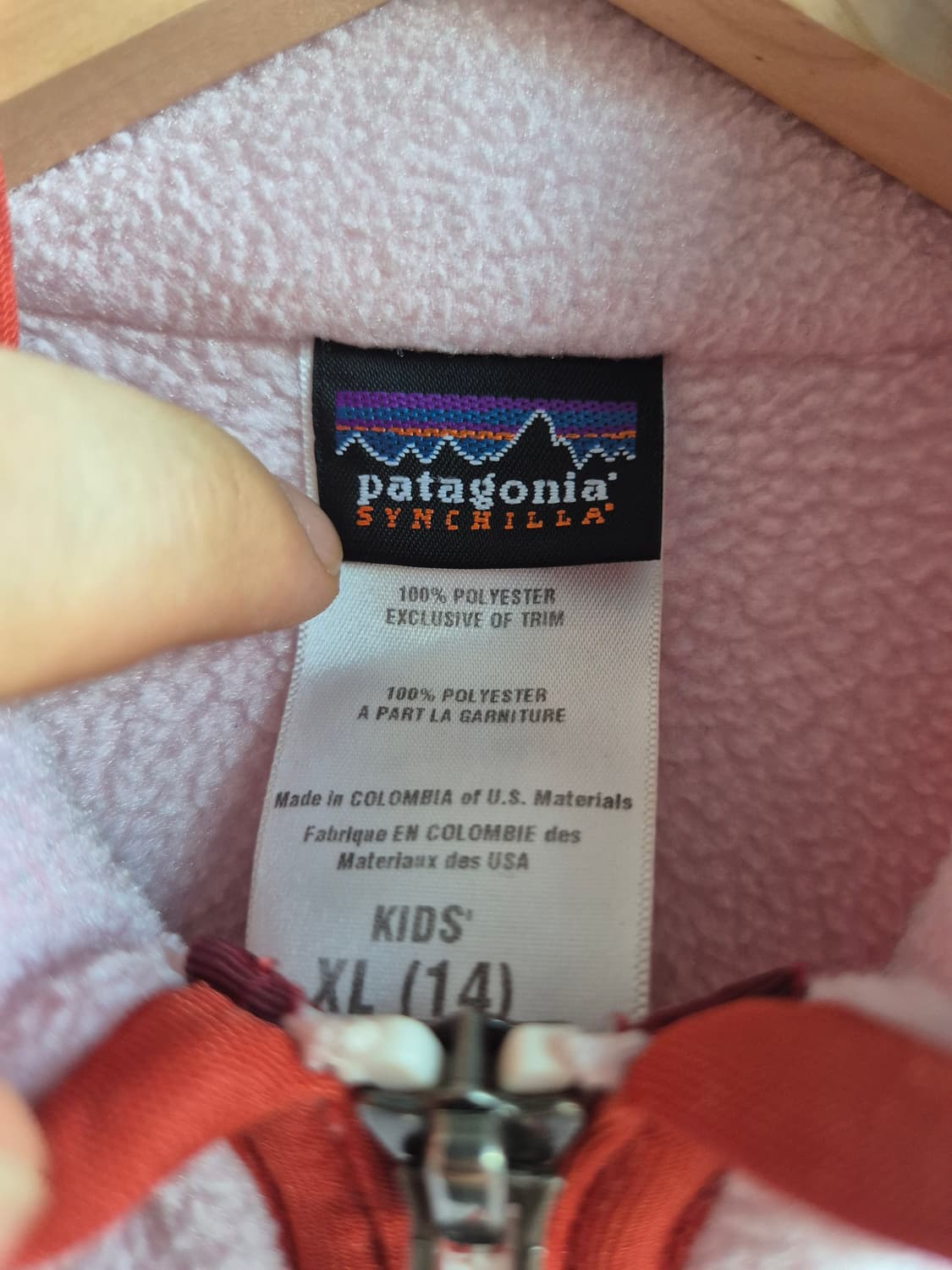 Patagonia 파타고니아 여성 신칠라 후리스 자켓 딸기우유 핑크 상품이미지3