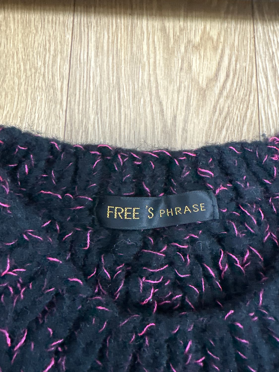 FREE'S PHRASE 니트 상품이미지2