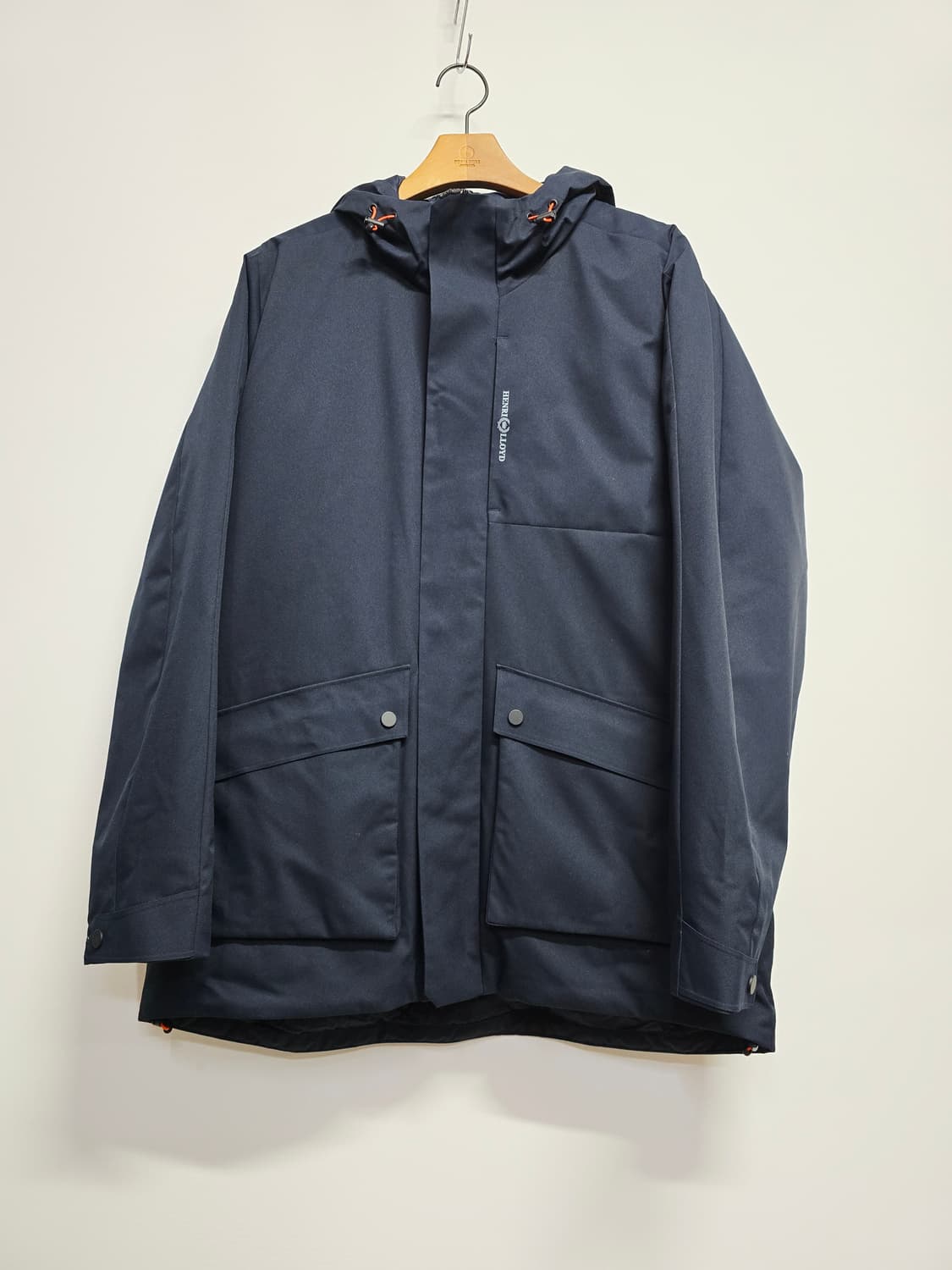 헨리 로이드 네이비 후드 구스다운패딩 자켓 상품이미지1