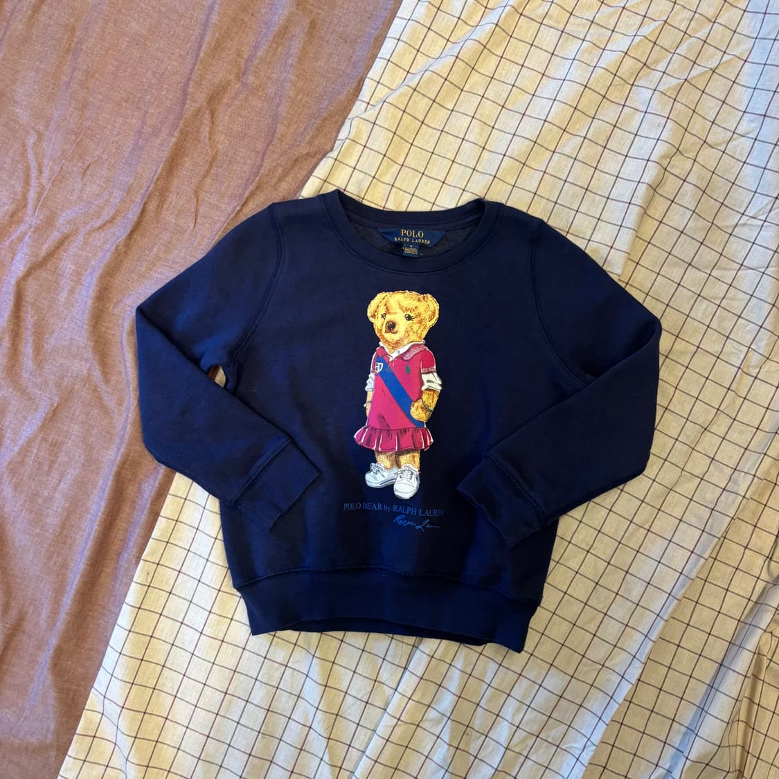 폴로랄프로렌 키즈 테디베어 기모 맨투맨(5사이즈)  상품이미지3