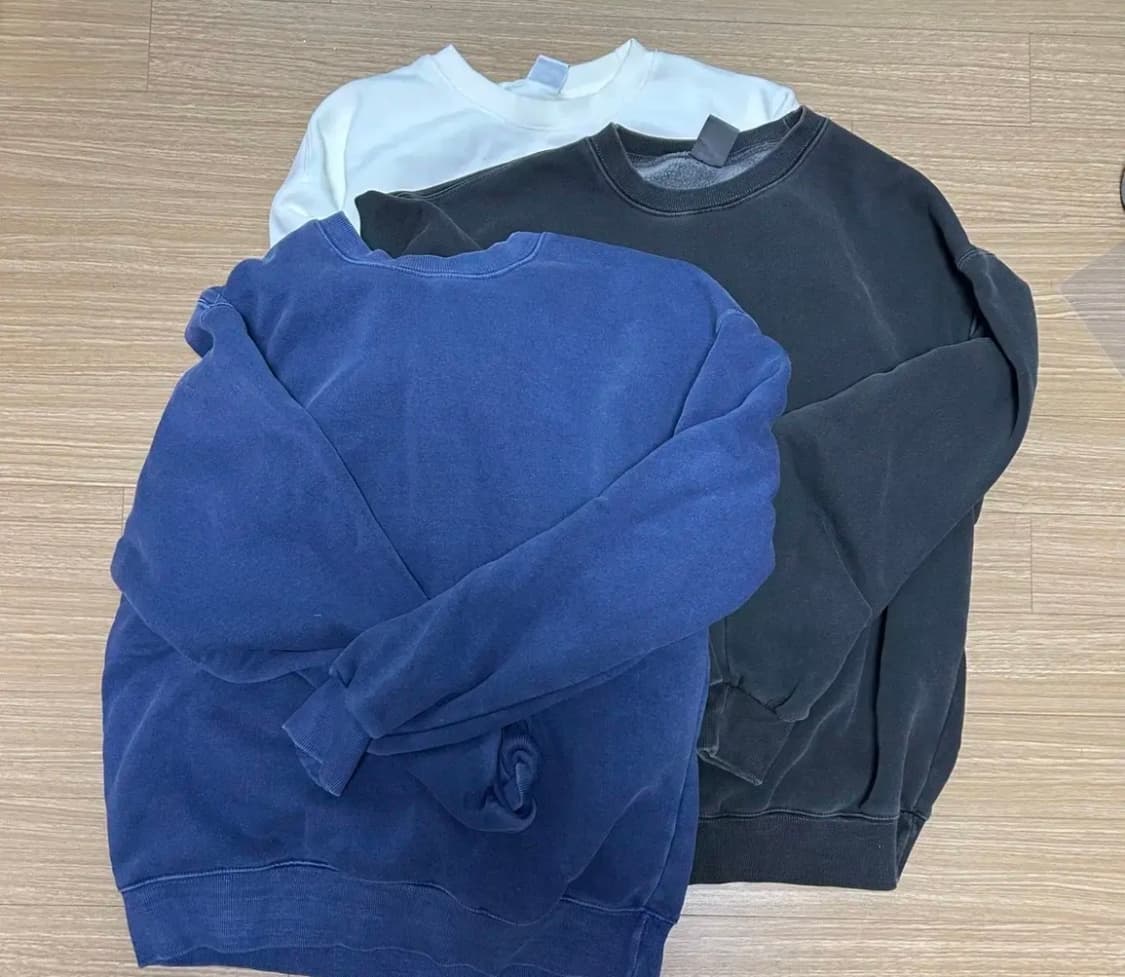 트래블 베이직 맨투맨 M 3개 상품이미지1