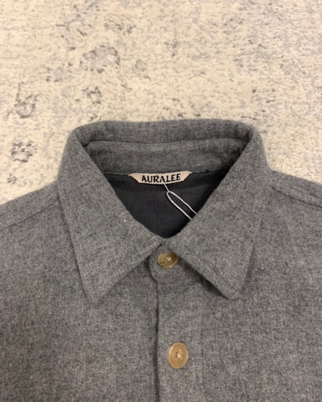 오라리 울 블렌드 셔츠 상품이미지4