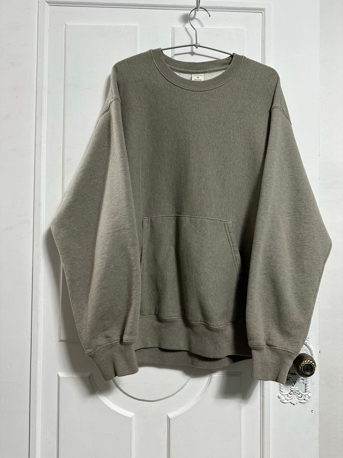 카키스 포켓 크루넥 맨투맨 상품이미지1