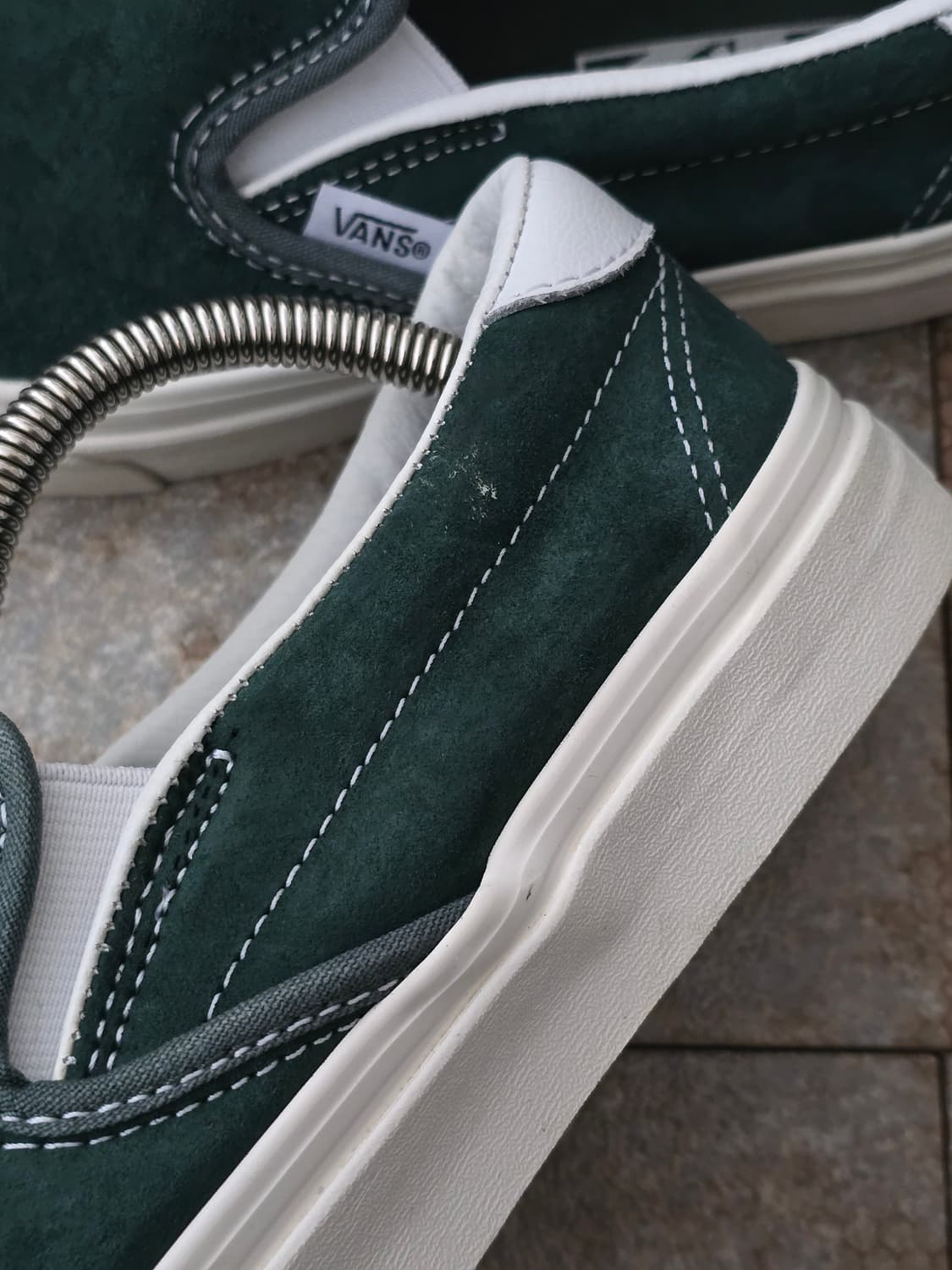 (240)반스 슬립온 59 피그 스웨이드 그린  상품이미지6