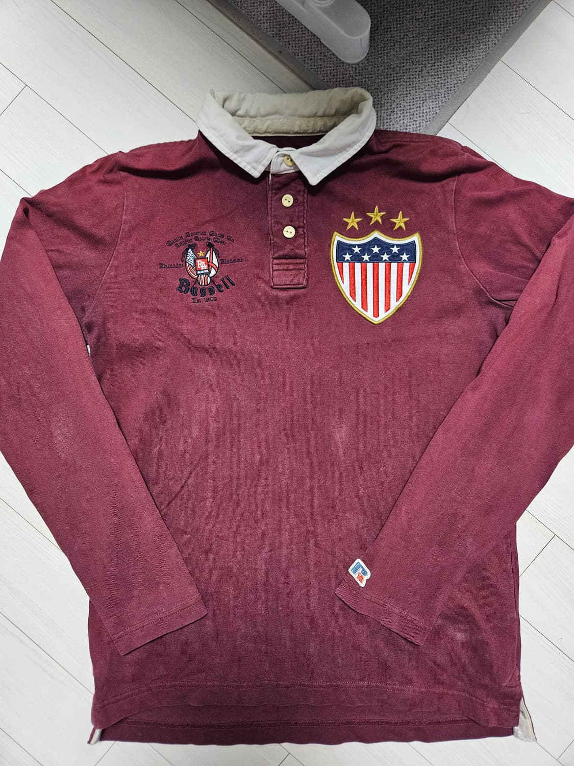 (L) 러셀 럭비티 카라티 상품이미지2