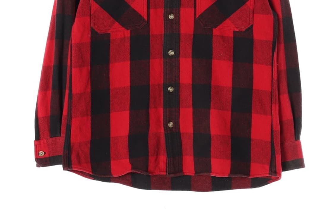 칼하트 버팔로 체크 플란넬 워크 셔츠 M 상품이미지4