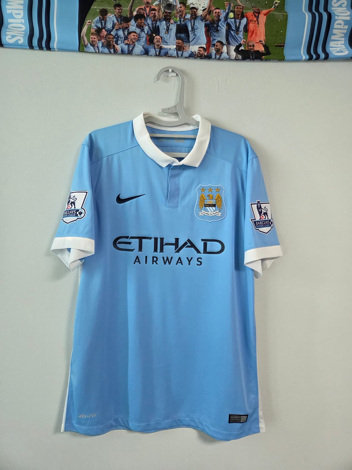 맨시티 15 16 데브라이너 유니폼 올오피셜 L 상품이미지2