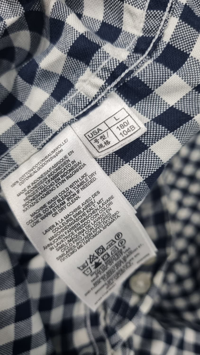brooks Brothers 로고 체크셔츠(리젠트) 105~110 상품이미지4