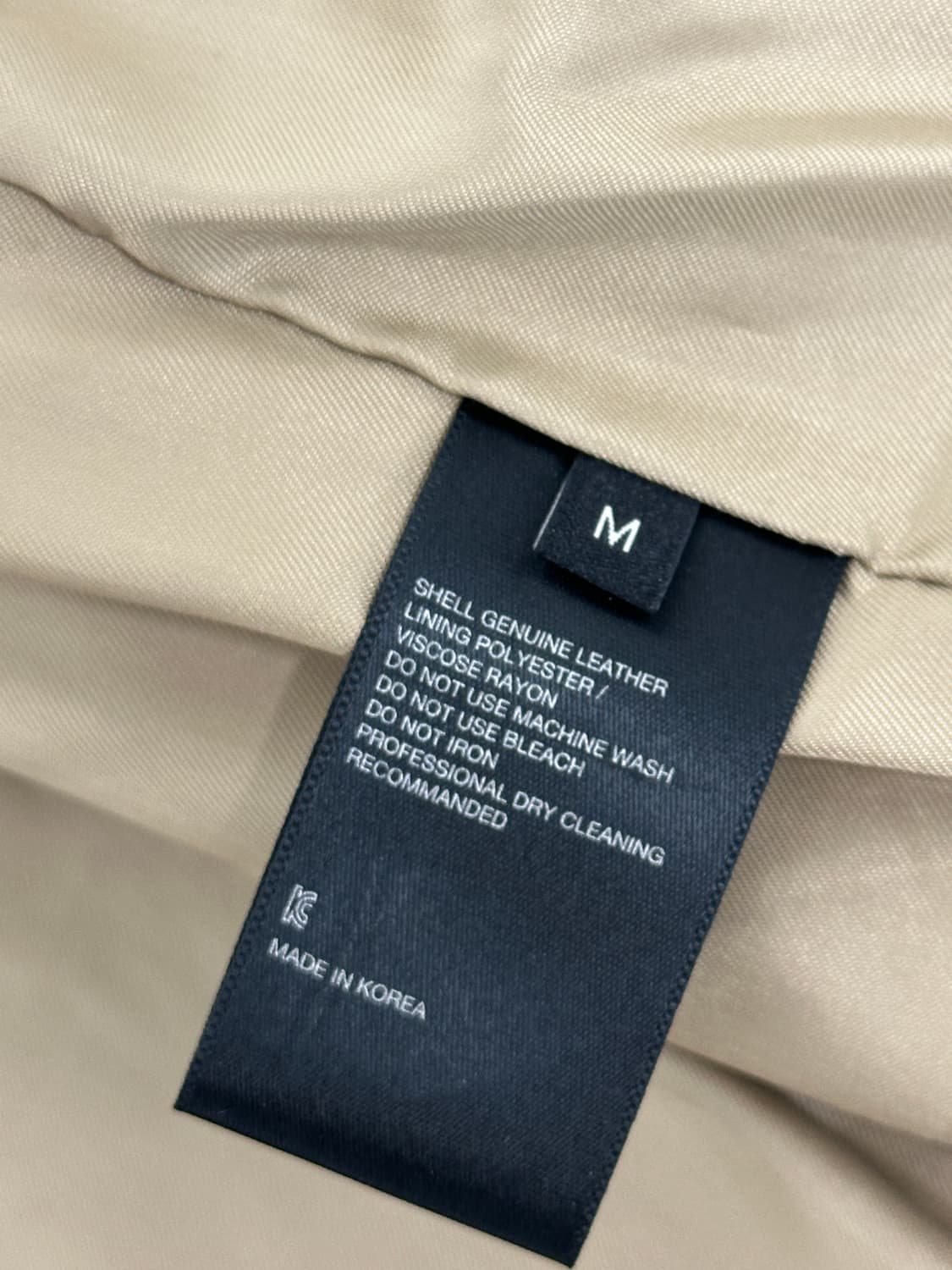 스웨이드 가죽 사선지퍼 가죽자켓 M 상품이미지6