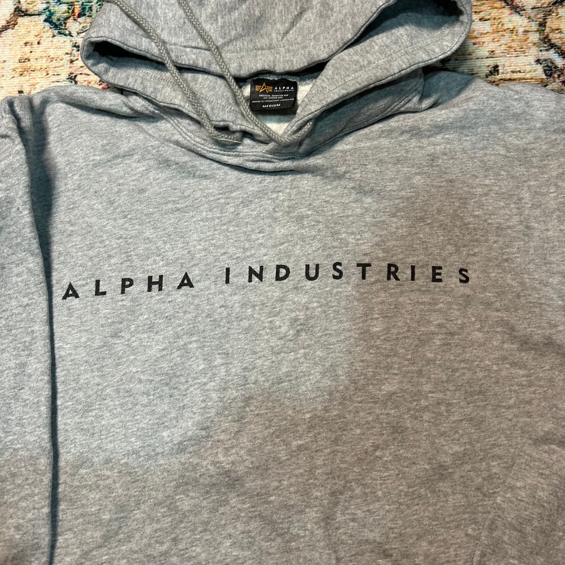 [L] 알파 인더스트리 블러드칫 후드티 상품이미지5