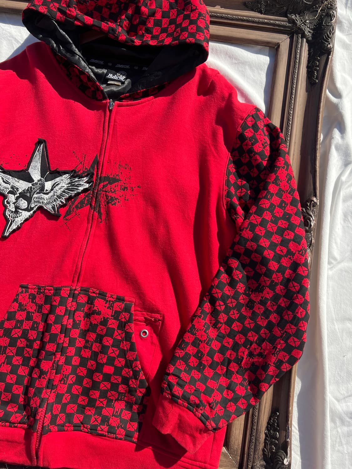 레벨(rebel) 윙 집업 후디 상품이미지2