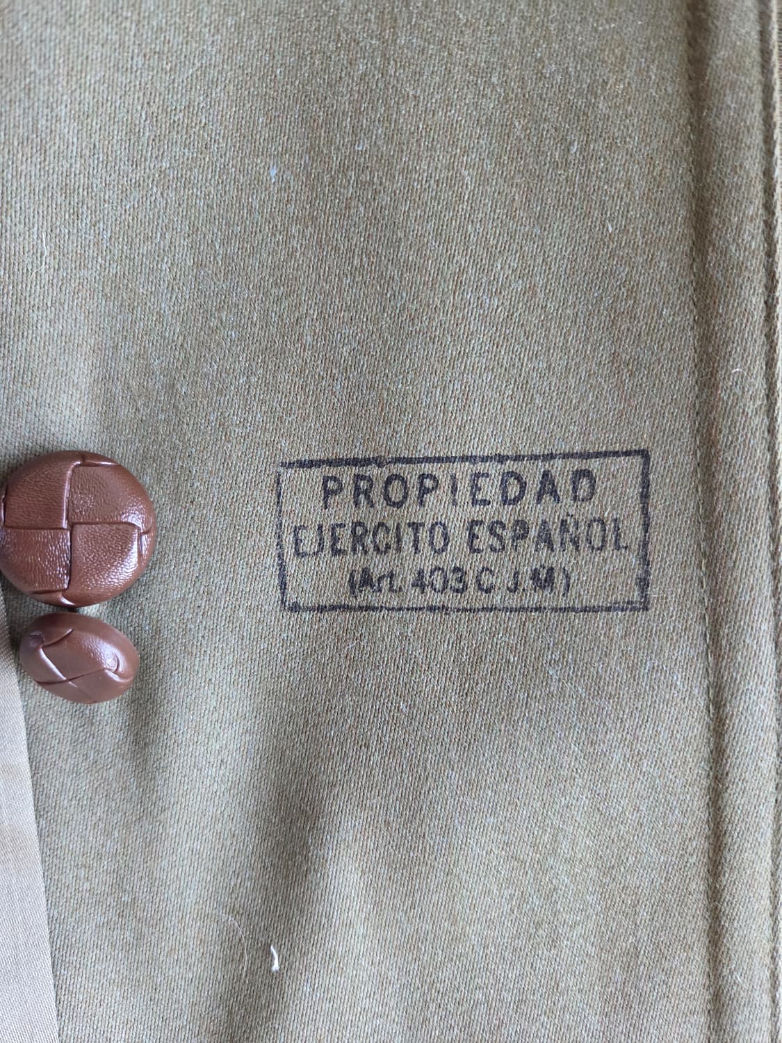 1985 OG 스페인군 트렌치 코트 LARGE 상품이미지7