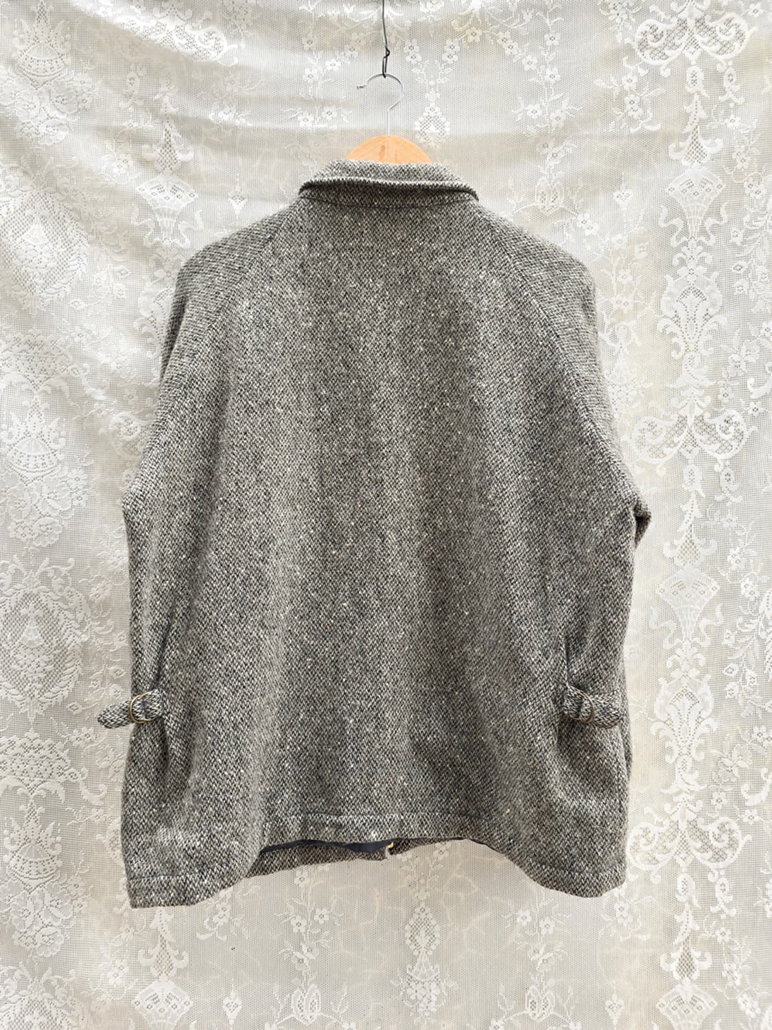 트위드 울 집업 자켓 (made in japan) 상품이미지6