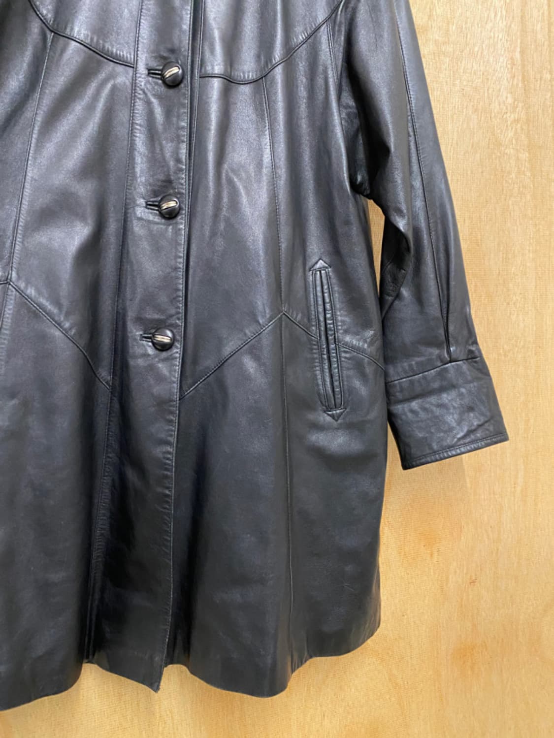 VTG western leather coat 웨스턴 레더 코트 상품이미지6
