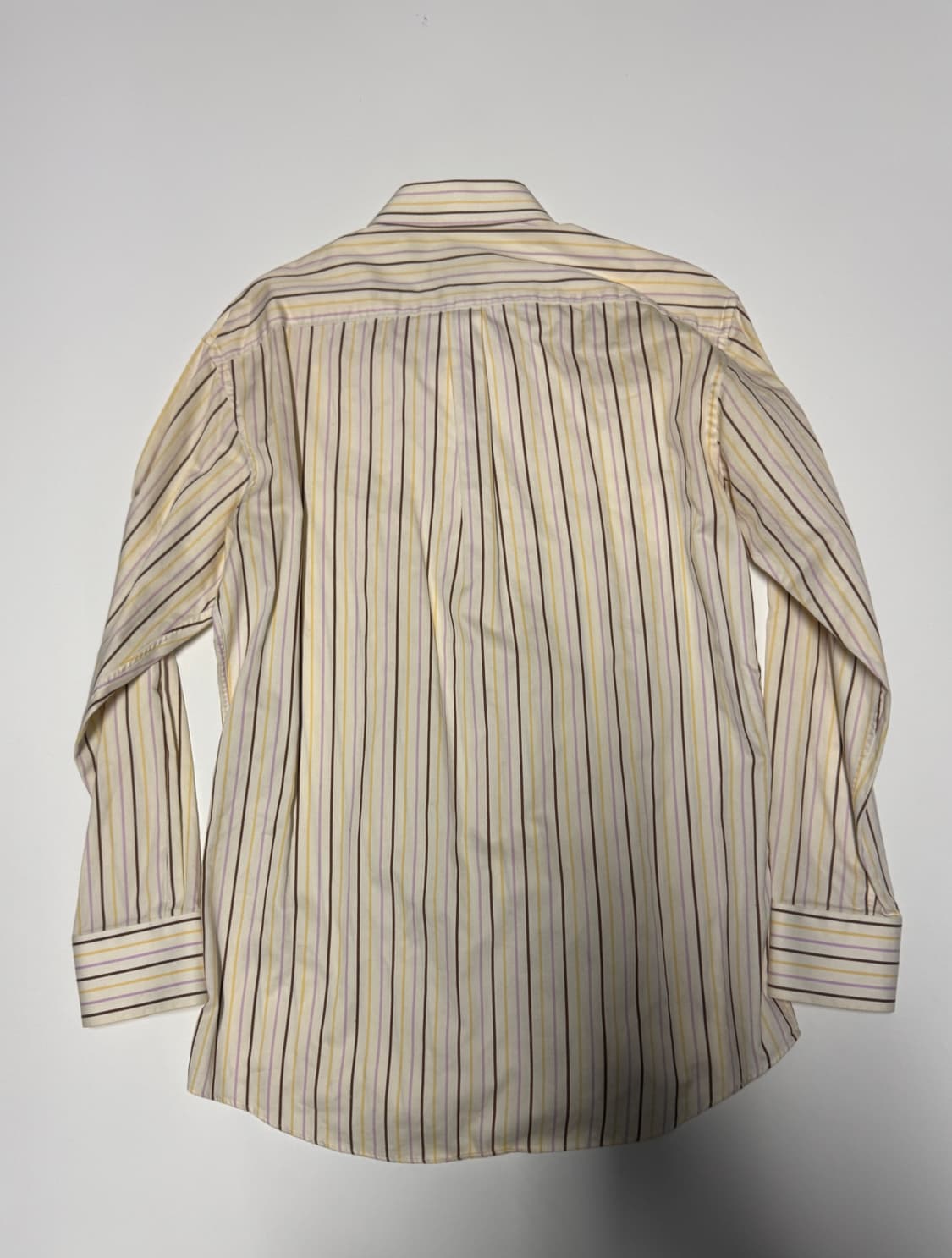 닥스 daks 옐로우 스트라이프 셔츠 M 상품이미지4