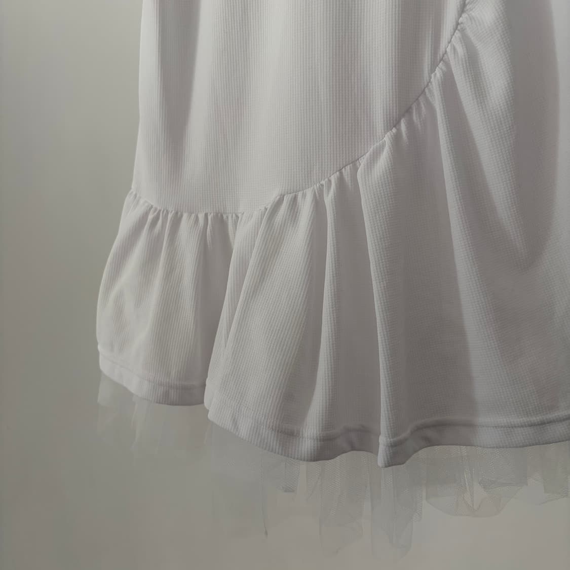 Tulle Layered Shirring Blouse 상품이미지8