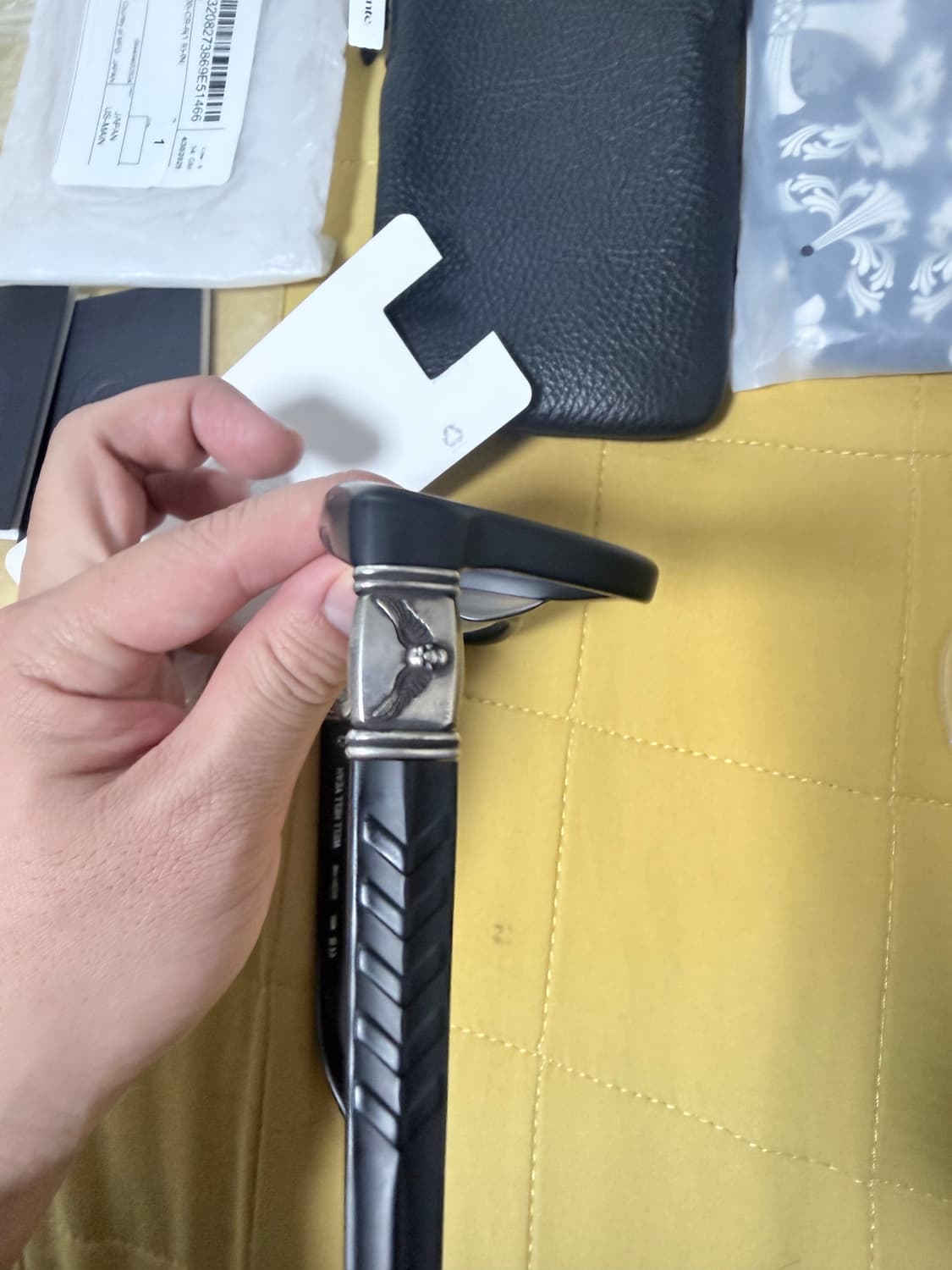 크롬하츠 뿔테 안경 well hell yeah 매트블랙 상품이미지3